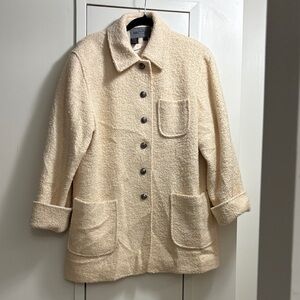 Bromley  collection Cream Teddy Jacket